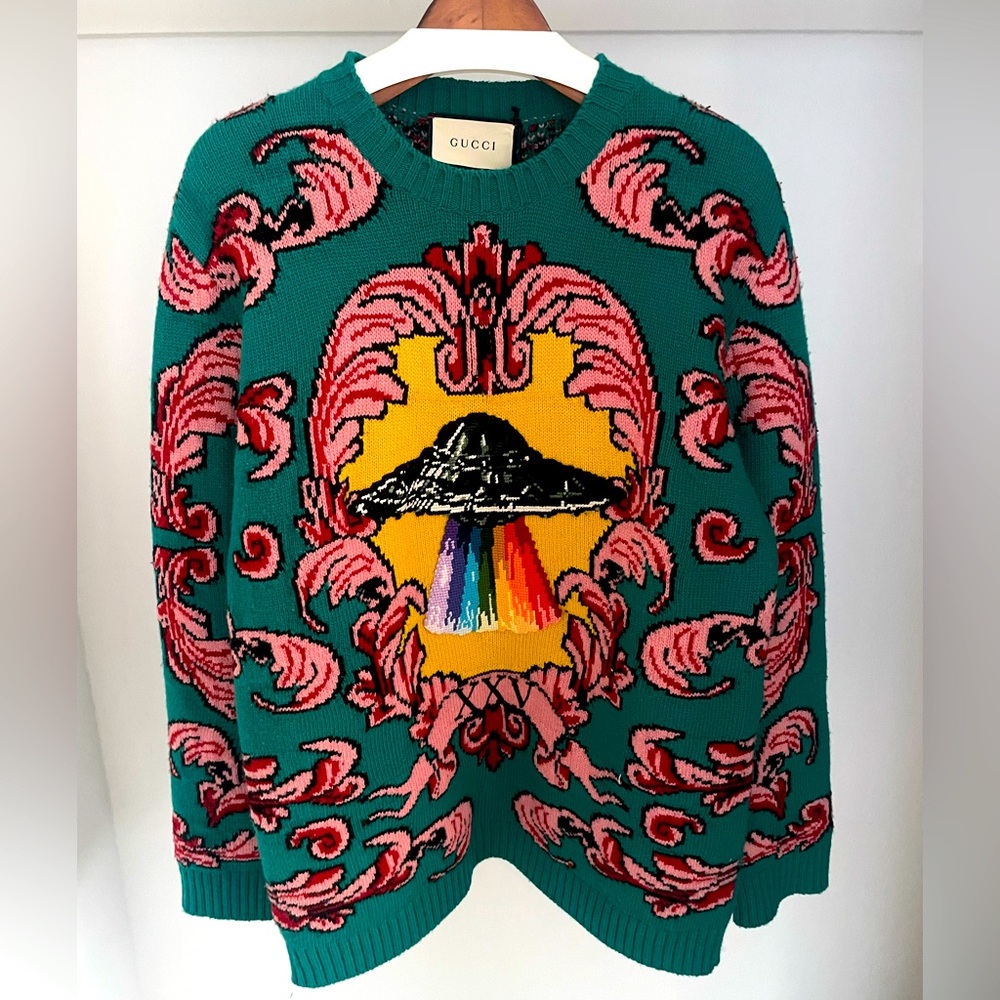 Gucci UFO knit sweater